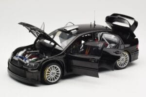 Mitsubishi Lancer Evolution WRC Plain Body ブラック AUTOart 1:18 80528 メタル - 画像 2/8