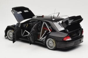 Mitsubishi Lancer Evolution WRC Plain Body ブラック AUTOart 1:18 80528 メタル - 画像 5/8