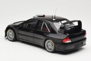 Mitsubishi Lancer Evolution WRC Plain Body ブラック AUTOart 1:18 80528 メタル - 画像 7/8