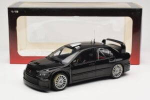 Mitsubishi Lancer Evolution WRC Plain Body ブラック AUTOart 1:18 80528 メタル - 画像 8/8