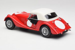 Morgan 4/4 Plus Competition Hardtop レッド Kyosho 1:18 08114R メタル - 画像 7/8