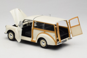 Morris Minor Traveller ホワイト Minichamps 1:18 150137010 メタル - 画像 5/9