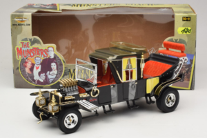 Munsters Koach ブラック ERTL 1:18 33036 メタル - 画像 6/6