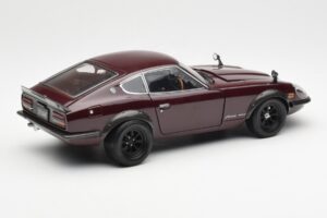 Nissan Fairlady 240ZG ブラウン Kyosho 1:18 08217M メタル - 画像 3/8