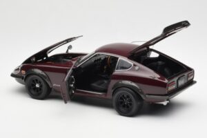 Nissan Fairlady 240ZG ブラウン Kyosho 1:18 08217M メタル - 画像 5/8