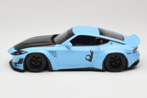 Nissan Fairlady Z RZ34 Pandem China Blue Black GT Spirit 1:18 GT943 レジン - 画像 3/6