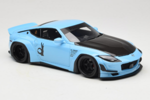 Nissan Fairlady Z RZ34 Pandem China Blue Black GT Spirit 1:18 GT943 レジン - 画像 4/6