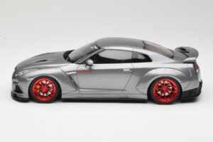 Nissan GT-R R35 Prior Design グレー GT Spirit 1:18 GT243 レジン - 画像 3/6
