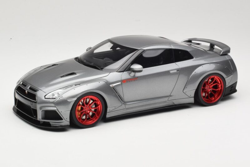 Nissan GT-R R35 Prior Design グレー GT Spirit 1:18 GT243 レジン