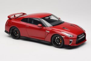 Nissan GT-R R35 Track Edition NISMO Vibrant Red MotorHelix 1:18 M83511 メタル - 画像 6/8