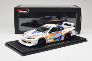 Nissan Silvia S15 LB-Super Silhouette #555 Formula Drift Japan 2023 TopSpeed 1:18 TS0586 レジン - 画像 6/6
