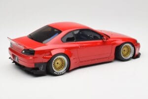 Nissan Silvia S15 Rocket Bunny Burning Red Otto 1:18 OT1115 レジン - 画像 2/6