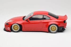 Nissan Silvia S15 Rocket Bunny Burning Red Otto 1:18 OT1115 レジン - 画像 3/6