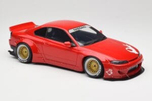 Nissan Silvia S15 Rocket Bunny Burning Red Otto 1:18 OT1115 レジン - 画像 4/6