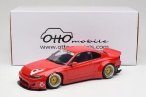 Nissan Silvia S15 Rocket Bunny Burning Red Otto 1:18 OT1115 レジン - 画像 6/6