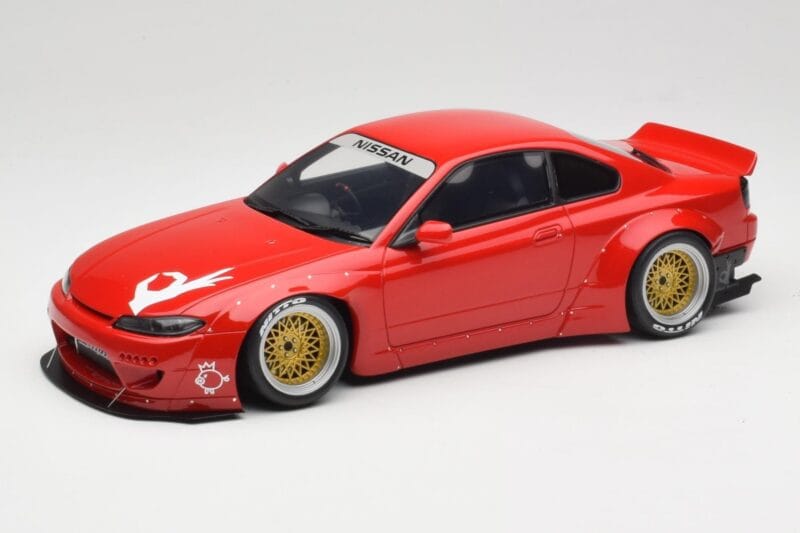 Nissan Silvia S15 Rocket Bunny Burning Red Otto 1:18 OT1115 レジン