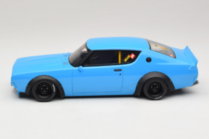 Nissan Skyline 2000 GT-R KPGC110 LB Works ブルー Otto 1:18 OT1210 レジン - 画像 3/6