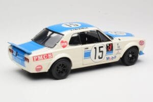 Nissan Skyline 2000GT-R KPGC10 #15 K. Takahashi Nissan Works JTCC 1972 Kyosho 1:18 08122B メタル - 画像 3/8