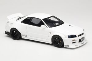 Nissan Skyline GT-R BNR34 by KRC Pearl White Otto 1:18 OT1135 レジン - 画像 4/6