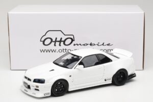 Nissan Skyline GT-R BNR34 by KRC Pearl White Otto 1:18 OT1135 レジン - 画像 6/6
