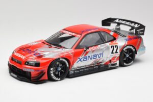 Nissan Skyline GT-R #22 M. Krumm / S. Motoyama Xanavi Nismo JGTC 2002 AUTOart 1:18 80277 メタル