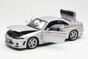 Nissan Skyline GT-R R33 R-Tune シルバー AUTOart 1:18 77326 メタル - 画像 2/8