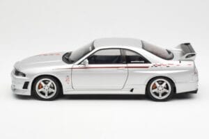 Nissan Skyline GT-R R33 R-Tune シルバー AUTOart 1:18 77326 メタル - 画像 4/8