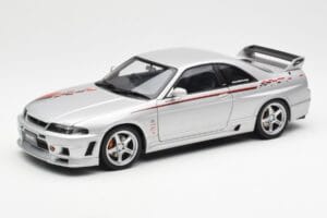 Nissan Skyline GT-R R33 R-Tune シルバー AUTOart 1:18 77326 メタル