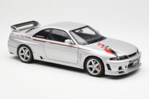 Nissan Skyline GT-R R33 R-Tune シルバー AUTOart 1:18 77326 メタル - 画像 6/8