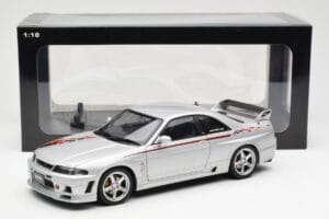 Nissan Skyline GT-R R33 R-Tune シルバー AUTOart 1:18 77326 メタル - 画像 8/8