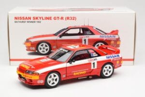 Nissan Skyline GT-R R32 #1 J. Richards / M. Skaife Bathurst 1000 Winner 1992 AUTOart 1:18 89279 メタル - 画像 8/8