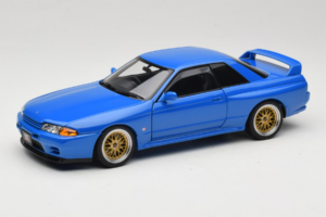 Nissan Skyline GT-R R32 V-Spec II Tuned ブルー AUTOart 1:18 77415 メタル