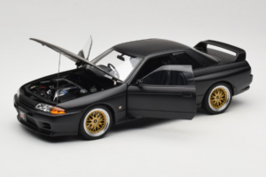 Nissan Skyline GT-R R32 V-Spec II Tuned Version Matt Black AUTOart 1:18 77418 メタル - 画像 2/8