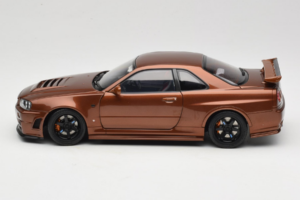 Nissan Skyline GT-R R34 Customized Metallic Bronze MotorHelix 1:18 M83414 メタル - 画像 4/8