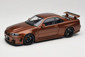 Nissan Skyline GT-R R34 Customized Metallic Bronze MotorHelix 1:18 M83414 メタル