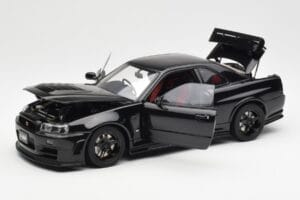 Nissan Skyline GT-R R34 NISMO Z-Tune ブラック AUTOart 1:18 77355 メタル - 画像 2/8