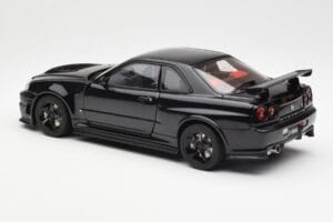Nissan Skyline GT-R R34 NISMO Z-Tune ブラック AUTOart 1:18 77355 メタル - 画像 7/8
