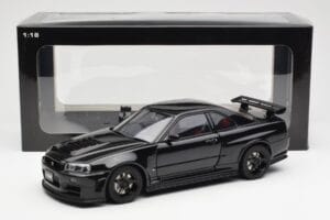 Nissan Skyline GT-R R34 NISMO Z-Tune ブラック AUTOart 1:18 77355 メタル - 画像 8/8