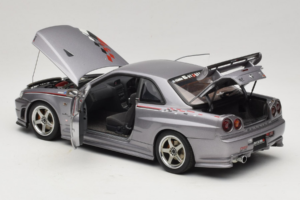 Nissan Skyline GT-R R34 Nismo S-Tune シルバー AUTOart 1:18 77358 メタル - 画像 5/8