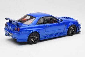 Nissan Skyline GT-R R34 NISMO Z-Tune ベイサイドブルー AUTOart 1:18 77354 コンポジット - 画像 3/8