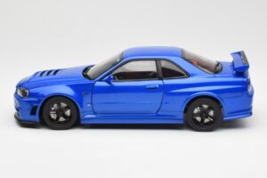 Nissan Skyline GT-R R34 NISMO Z-Tune ベイサイドブルー AUTOart 1:18 77354 コンポジット - 画像 4/8