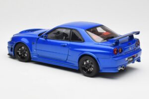 Nissan Skyline GT-R R34 NISMO Z-Tune ベイサイドブルー AUTOart 1:18 77354 コンポジット - 画像 7/8