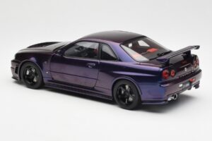 Nissan Skyline GT-R R34 NISMO Z-Tune ミッドナイトパープル III AUTOart 1:18 77464 コンポジット - 画像 7/8