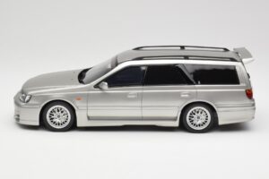 Nissan Stagea Autech WC34 260RS Sonic Silver Otto 1:18 OT471 レジン - 画像 3/6