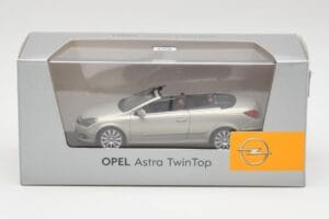 Opel Astra H Twin Top シルバー Minichamps 1:43 403045633 メタル - 画像 4/4