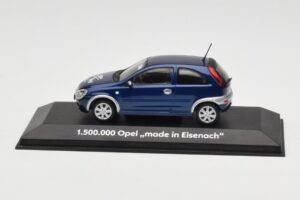 Opel Corsa C 1.5M Made in Eisenach Minichamps 1:43 OPEL003 メタル