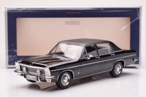 Opel Diplomat V8 ブラック Norev 1:18 183687 メタル - 画像 6/6