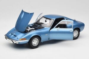 Opel GT ブルー Minichamps 1:18 180049020 メタル - 画像 2/8