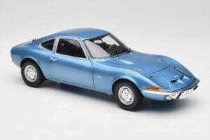 Opel GT ブルー Minichamps 1:18 180049020 メタル - 画像 6/8