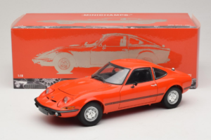Opel GT/J レッド Minichamps 1:18 180049028 メタル - 画像 8/8